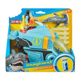 Veiculo Rastreador De Tubarões gkg80 Imaginext