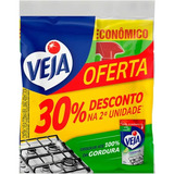 Veja Cozinha Desengordurante Limão Refil Com 2 Unid 400ml