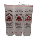 Vela 7 Dias Votiva Kit 3 Velas Brancas 100 Parafina Zp7