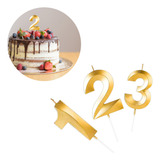 Vela Aniversario Numero Bolo