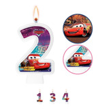 Vela Aniversario Numero Carros
