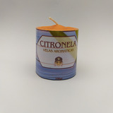 Vela Aromática Citronela 100g Repelente Contra Mosquitos