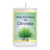 Vela Aromática De Citronela 6 Unidades 6 Porta Vela Pp