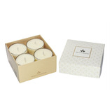 Vela Aromática Premium Algodão C 4 Mini Velas Aromatizadas
