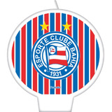 Vela Bahia Futebol Para Bolo Aniversário E Festa