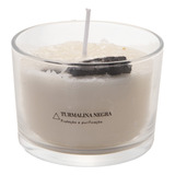 Vela Da Prosperidade Com Cristal Citrino Pedra Bruta Natural