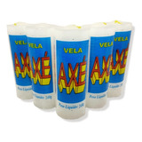 Vela De 7 Dias Axé Branca 240 Gramas Pacote C 10 Velas 