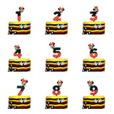 Vela De Aniversário Minnie Números 0 A 9 Topo De Bolo 1 Unid