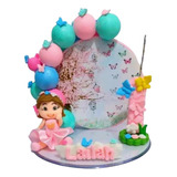 Vela De Topo De Aniversário Festa Decoração Jardim Encantado