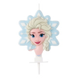 Vela Decorada Festa Frozen Princesa Elsa