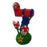 Vela Em Biscuit Tema Super Mario