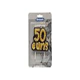 Vela Especial 50 E Uns Cor Ouro Bompack