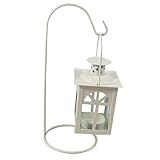 Vela Estilo Marroquino Lanterna De Ferro Vela Decorativa Vintage Para Uso E Externo Branca 