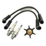 Vela Johnson 25 30 Rotor E Cachimbo Kit Mutor Jonsson