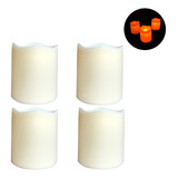 Vela Led 20 Unidades Decorativa Eletrônica Com Bateria Velas