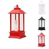 Vela Luminaria Decorativa LED Lamparina Eletrônica Decoração Vermelho 