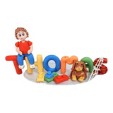 Vela Nome Personalizado Com Boneco Aniversariante E Hobbies