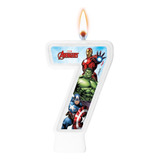 Vela Numeral Avengers Animated