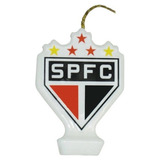 Vela Para Aniversário Emblema São Paulo C 1 Und Festcolor