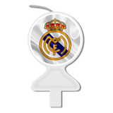 Vela Para Bolo De Aniversário Decoração Real Madrid