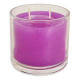 Vela Perfumada No Copo De Vidro 265ml Com Aroma De Lavanda