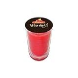 Vela Perfumada No Copo De Vidro 265ml Com Aroma De Pitanga