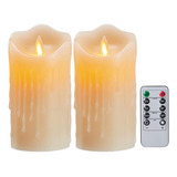 Vela Pilha Decorativa Led