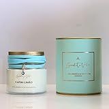Vela Vegetal Aroma Capim Limão Vidro Og Bendita Vela