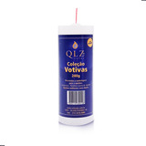 Vela Votiva 240g Branca 100 Parafina Premium Qlz 12 Unid 