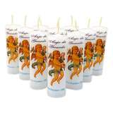 Vela Votiva Anjo Da Guarda Proteção E Luz Espiritual 10 Un