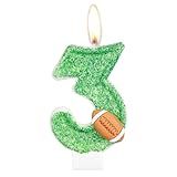 Velas De Futebol Americano Número 3 Velas Verdes De Futebol 3 Aniversário Para Decorações De Topo De Bolo Para Aniversário Esportes Festa Temática Casamento Aniversário Celebração Suprimentos
