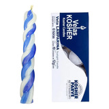 Velas Kosher Lamparina 10 Un Havdalá Shin Azul