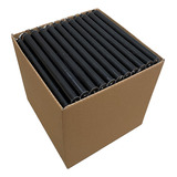 Velas Palito Preta 100 Unidades 19cm Atacado