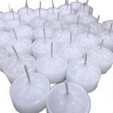 Velas Rechaud Lamparina Com Potinhos 50 Uni 4h 2cm 3 5cm