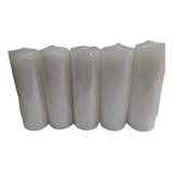 Velas Votivas 7 Dias Branca 250g Parafina Pura 10 Unidades