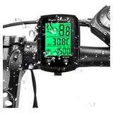 Velocimetro De Bike Cliclocomputador Luz Lcd 19 Funções Cor Preto