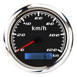Velocímetro Universal H9 12v 24v Odômetro 85 Mm 120 Km h Lcd