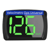 Velocimetro Via Gps Digital Universal Carro Van Jeep Hud Led