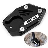Velospeed Para Honda CB 125R 300R 400X 500X 500F 650R Motocicleta CNC Suporte Placa De Extensão Suporte Lateral Pad Cb125r Cb300r Cb400x Cb500x Cb500f Cb650r Acessórios Preto 
