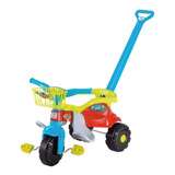Velotrol Triciclo Infantil Menino Velocípede Azul Brinquedo