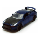 Velozes E Furiosos Nissan Gtr 35 2009 Brian s Azul Jada 1 32