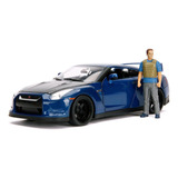 Velozes Furiosos Nissan Gtr R35 Luz E Figura Brian Jada 1 18