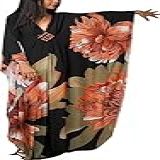 Venasha Vestido Feminino Caftan Estampa Floral