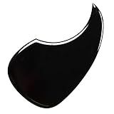 escudo palheta guitarra acustica preto