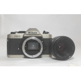 Vendo Câmera Nikon Fm 10 analógica Com Lente 50mm 1 8