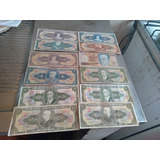 Vendo Lote Com 12 Notas Antigas Varios Valores