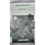 Vendo Manual Digitalizado Da Máquina Olivetti