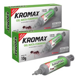Veneno Mata Formiga Caseiras Em Gel Kromax 10g 2 Unidades