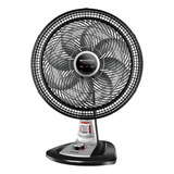 Ventilador 40cm Super Turbo 8 Pás Repelente Pastilha Mondial Preto prata 140w Vtx 40 8p rp