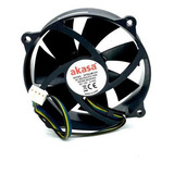 Ventilador 92x25mm 12v 0,26a 4fios Dfb922512h Akasa (usado)